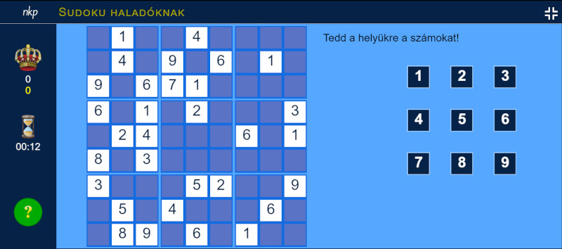 Sudoku haladóknak