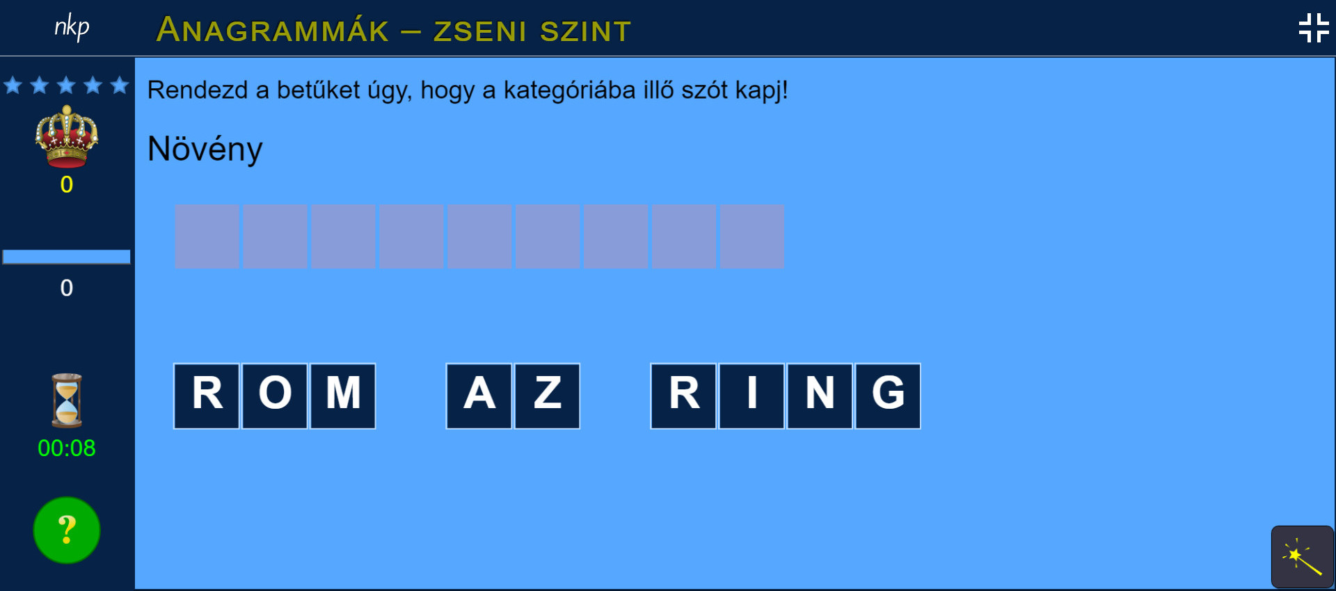 Anagrammák zseniknek