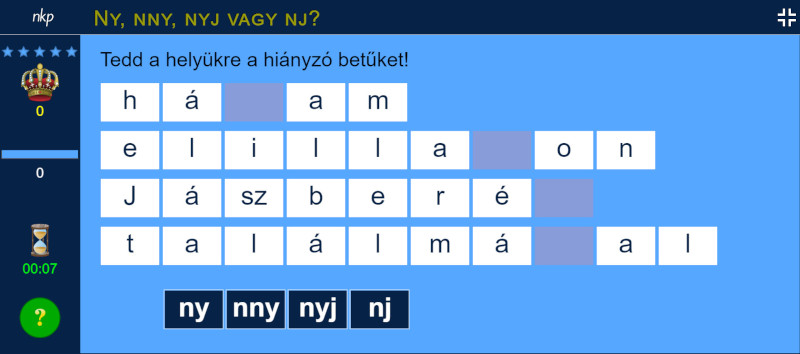 ny, nny, nyj vagy nj