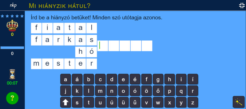 Mi hiányzik hátul?