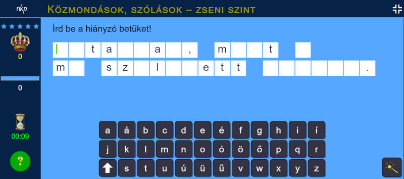 Közmondások és szólások zseni szint